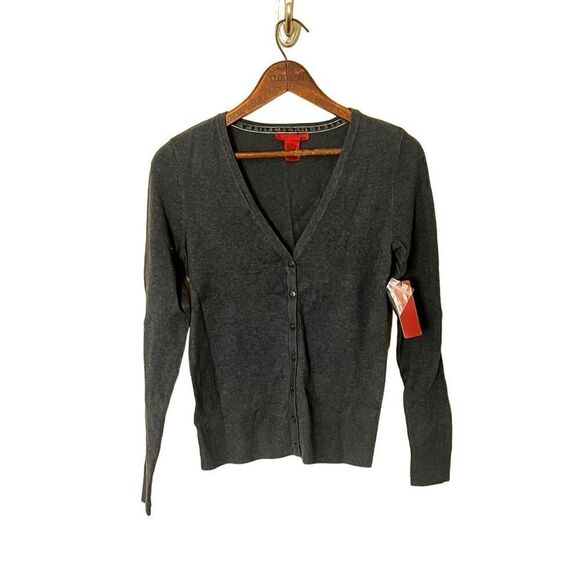 Red NWT Cotton Blend Cardigan - Picture 1 of 7